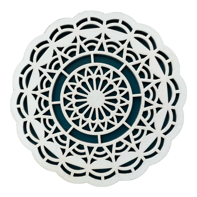 6 sous-verres en bois et leur boîte personnalisable